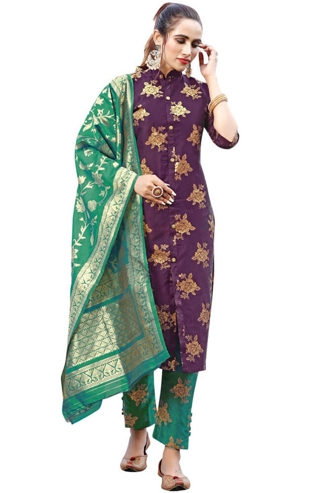 Banarasi kurti Pant Dupatta